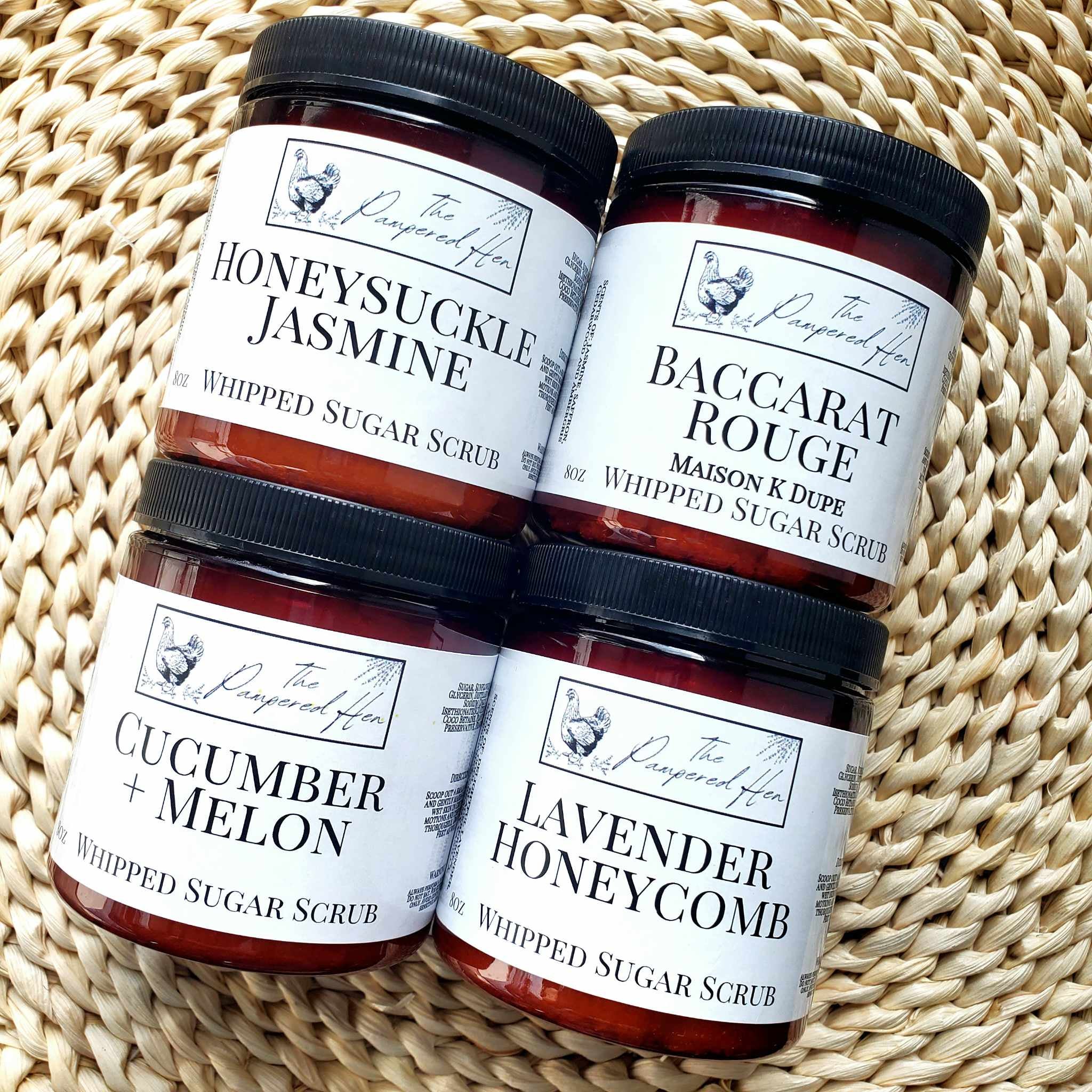 WHIPPED SALT & SUGAR SCRUBS The Pampered Hen